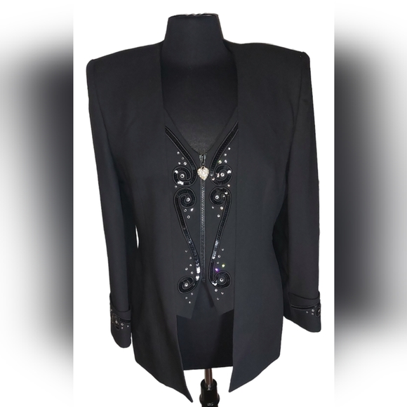 Criscione Tuxedo Style Blazer - Picture 1 of 8